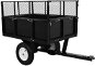 Folding trailer for garden tractor 300 kg capacity 145813 - Tool trolley