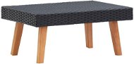 SHUMEE Stôl záhradný 50 cm, čierny 310222 - Záhradný stôl