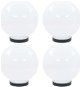 Kulovité LED lampy 4 ks koule 20 cm PMMA 277141 - Zahradní osvětlení