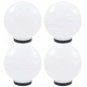Kulovité LED lampy 4 ks koule 25 cm PMMA 277142 - Zahradní osvětlení