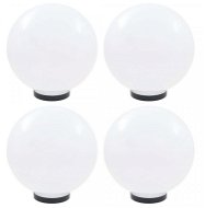 Kulovité LED lampy 4 ks koule 30 cm PMMA 277143 - Zahradní osvětlení