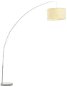 Adjustable floor lamp arc cream 192 cm - Garden Lighting