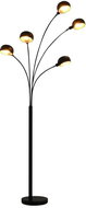 Floor lamp 200 cm 5 x E14 black-gold - Floor Lamp