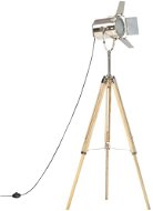 Floor lamp on tripod solid mangrove wood 140 cm - Floor Lamp