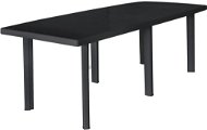 Záhradný stôl antracitový 216 × 90 × 72 cm plastový 45597 - Záhradný stôl