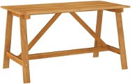 Zahradní jídelní stůl 140 x 70 x 73,5 cm masivní akáciové dřevo 312406 - Zahradní stůl