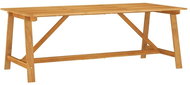 Zahradní jídelní stůl 206 x 100 x 74 cm masivní akáciové dřevo 312407 - Zahradní stůl
