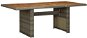 Zahradní stůl hnědý polyratan a masivní akáciové dřevo 313314 - Zahradní stůl