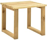 Stolík pre záhradnú posteľ 30 x 30 x 26 cm impregnovaná borovica 315394 - Záhradný stôl