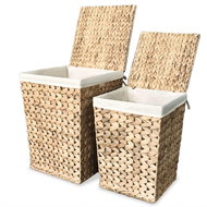 Laundry basket, set of 2, water hyacinth 245488 - Laundry Basket