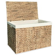 Laundry basket, 82 x 42,5 x 52,5 cm, water hyacinth 245489 - Laundry Basket