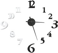 3D Wall Clock modern design black and white 100 cm XXL 325150 - Wall Clock