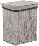 Stackable laundry basket white willow 286978 - Laundry Basket