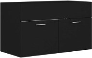 Cabinet under the washbasin black 80 x 38,5 x 46 cm chipboard 804657 - Bathroom Cabinet