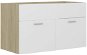 Cabinet under the washbasin white oak sonoma 80x38,5x46 cm chipboard 804661 - Bathroom Cabinet