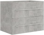 Skříňka pod umyvadlo betonově šedá 60x38,5x48 cm dřevotříska 804696 - Koupelnová skříňka