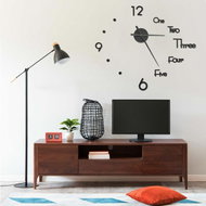 3D Wall Clock with modern design black 100 cm XXL 325153 - Wall Clock