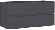 Cabinet under the washbasin grey 90 x 38,5 x 45 cm chipboard 804757 - Bathroom Cabinet