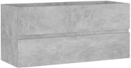 Skrinka pod umývadlo betónovo sivá 100 × 38,5 × 45 cm drevotrieska 804768 - Kúpeľňová skrinka