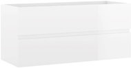 Cabinet under the washbasin white high gloss 100x38,5x45cm chipboard 804770 - Bathroom Cabinet