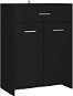 Bathroom Cabinet Bathroom cabinet black 60 x 33 x 80 cm chipboard 805025 - Koupelnová skříňka