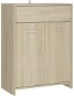 Bathroom cabinet oak sonoma 60 x 33 x 80 cm chipboard 805027 - Bathroom Cabinet
