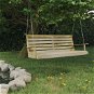 Hojdacia lavica, impregnované borové drevo 155  × 65  × 60 cm 316065 - Záhradná lavička