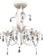 Elegant, white crystal chandelier - Chandelier