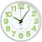 Luminous wall clock white 30 cm 325167 - Wall Clock