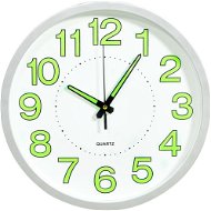 Luminous wall clock white 30 cm 325167 - Wall Clock