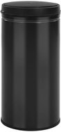 Waste bin with automatic sensor 70 L carbon steel black 322702 - Rubbish Bin