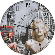 Vintage wall clock Marilyn Monroe 60 cm 325180 - Wall Clock