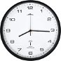 Rádiom riadené nástenné hodiny Quartz 31 cm bieločierne - Nástenné hodiny