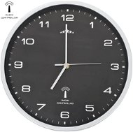 Radio Controlled Wall Clock with Quartz Movement 31 cm Black - Wall Clock
