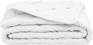 Prešívaný chránič matraca biely 90 x 200 cm ľahký - Chránič matraca