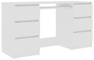 Desk white 140 x 50 x 77 cm chipboard 800810 - Writing Desk