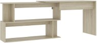 Corner desk oak sonoma 200 x 50 x 76 cm chipboard 801101 - Desk