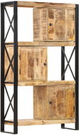 Bookshelf 90 x 30 x 150cm Solid Mangrove Wood 285917 - Shelving Unit