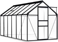 Greenhouse with base frame anthracite aluminium 7,03 m2 48218 - Greenhouse