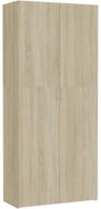 Storage cabinet oak sonoma 80 x 35,5 x 180 cm chipboard 800003 - Wardrobe