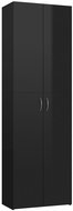SHUMEE 60 x 32 x 190 cm chipboard, black with high gloss - Office Drawer