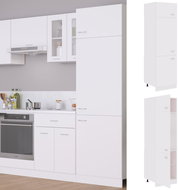 Shumee Kitchen cabinet for built-in fridge 802538 white - Cupboard