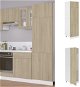 Shumee Kitchen cabinet for built-in fridge 802541 oak sonoma - Cupboard