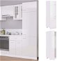Shumee Kitchen cabinet for built-in fridge 802543 white with gloss - Cupboard