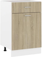 Shumee Lower kitchen cabinet with drawer 801223 oak sonoma - Cupboard