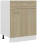 Shumee Lower kitchen cabinet with drawer 801231 oak sonoma - Cupboard