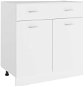 Shumee Lower kitchen cabinet with drawer 801236 white - Cupboard