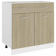 Shumee Lower kitchen cabinet with drawer 801239 oak sonoma - Cupboard