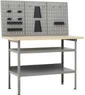 Work desk with three wall panels - Workbench