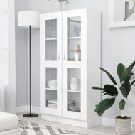 Glass cabinet 82,5 x 30,5 x 150 cm chipboard - Cabinet